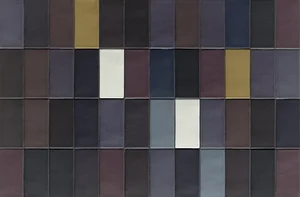 Керамогранит Mutina Lane Poly Aubergine Bolp07 7,9x16 рельефный