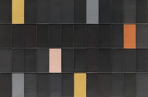 Керамогранит Mutina Lane Poly Black Bolp05 7,9x16 рельефный
