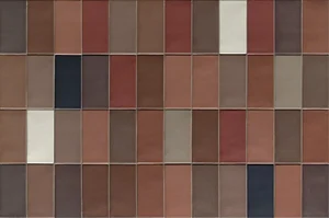 Керамогранит Mutina Lane Poly Terracotta Bolp03 7,9x16 рельефный