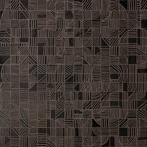 Керамогранит Mutina PUMS05 Mater Segno Nero 120x120 глянцевый