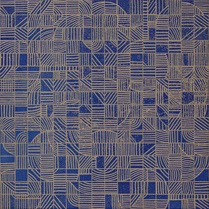 Керамогранит Mutina PUMS07 Mater Segno Blu 120x120 глянцевый