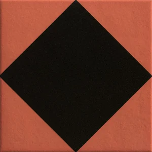 Декоративный элемент Mutina Margherita Rhombus Black Ndm42 20,5x20,5 матовый