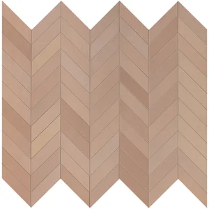 Керамогранит Mutina BOM69 Mews Pink Chevron 5,5x19,6 матовый