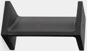Декоративный элемент Mutina Mistral Black Bomis05 12,5x25,5 матовый