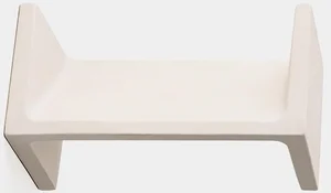 Декоративный элемент Mutina Mistral White Bomis01 12,5x25,5 матовый