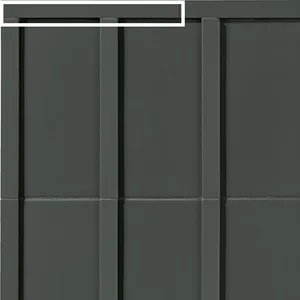 Керамогранит Mutina BOVTER07 MOTIVO Graphite Terminale 2,8x28 матовый