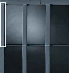 Керамогранит Mutina MOTIVO Silver L 2,8x28 матовый
