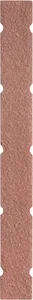 Керамогранит Mutina BOSB05 Osso&Bottone Bottone S Rosso 3x27,5 матовый