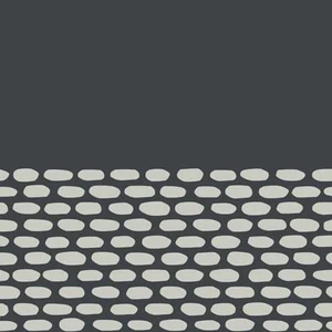 Керамогранит Mutina Tape Cobble Half Black Reta43 20,5x20,5 рельефный