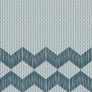 Керамогранит Mutina Tape Zigzag Half Blue Reta27 20,5x20,5 рельефный