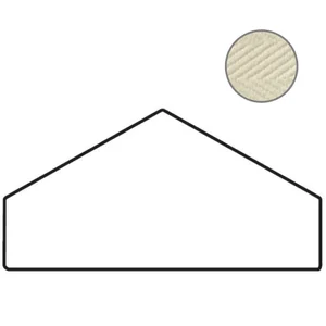 Бордюр Mutina Tex Cream Battiscopa Retx62 10,5x20 рельефный