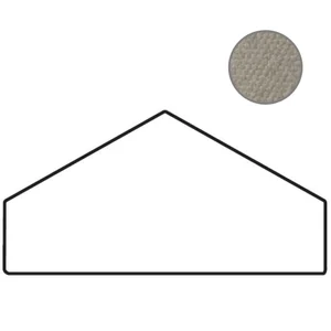 Бордюр Mutina Tex Grey Battiscopa Retx64 10,5x20 рельефный