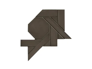 Мозаика Mutina NHW26 WEAVING Black Ba Leng 34,3x34,3 матовая