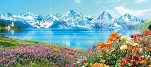 Панно Муза-Керамика Alps P6D246 40x90 глянцевое