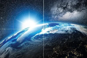 Панно Муза-Керамика Orbit P4D252 40x60 глянцевое