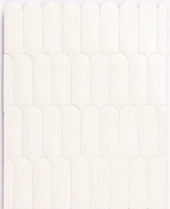 Плитка Natucer Fan White 7,2x19,5 глянцевая
