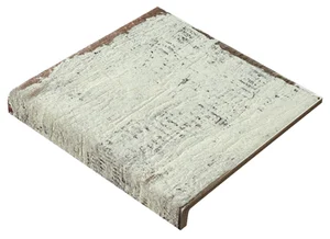 Ступень Natucer Retro Peldano Curvo Blanc 32x32 матовая