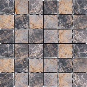 Мозаика Natural Mosaic Adriatica (4,8X4,8) 7M024-48P 30,5x30,5 полированная