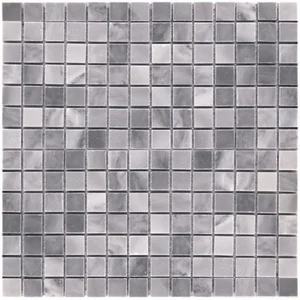 Мозаика Natural Mosaic Adriatica Bardiglio Nuvolato (2X2) M033-20P 30,5x30,5 полированная