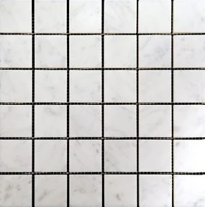 Мозаика Natural Mosaic Adriatica Carrara (4,8X4,8) 7M088-48P 30,5x30,5 полированная
