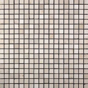 Мозаика Natural Mosaic Adriatica Crema Marfil (1,5X1,5) 7M025-15Т 30,5x30,5 матовая