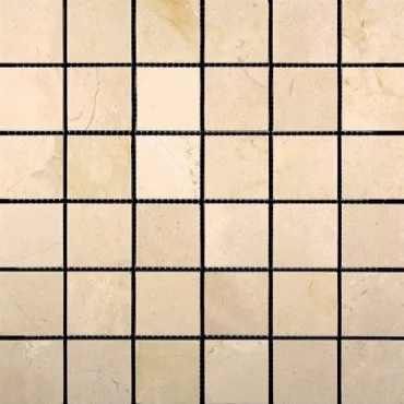 Мозаика Natural Mosaic Adriatica Crema Marfil (4,8X4,8) 7M025-48P 30,5x30,5 полированная