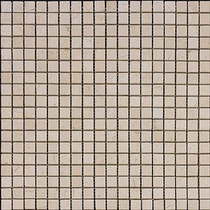 Мозаика Natural Mosaic Adriatica Crema Marfil Extra (1,5X1,5) 7M030-15P 30,5x30,5 полированная