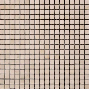 Мозаика Natural Mosaic Adriatica Crema Marfil Extra (1,5X1,5) 7M030-15T 30,5x30,5 матовая