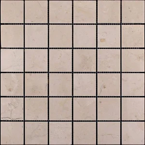 Мозаика Natural Mosaic Adriatica Crema Marfil Extra (4,8X4,8) 7M030-48P 30,5x30,5 полированная