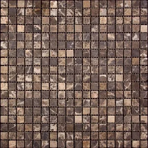 Мозаика Natural Mosaic Adriatica Emperador Dark (1,5X1,5) 7M022-15T 30,5x30,5 матовая