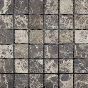 Мозаика Natural Mosaic Adriatica Emperador Dark (4,8X4,8) 7M022-48T 30,5x30,5 матовая