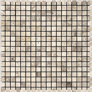 Мозаика Natural Mosaic Adriatica Emperador Light (1,5X1,5) 7M036-15P 30,5x30,5 полированная