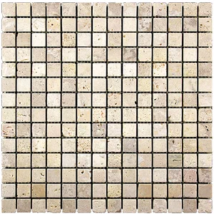 Мозаика Natural Mosaic Adriatica Travertine (2X2) 7M090-20P 30,5x30,5 полированная