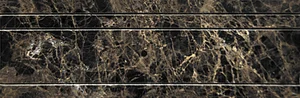 Natural Mosaic Бордюры Emperador Dark B022-3 10x30,5 полированный