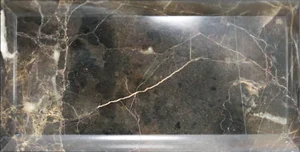 Керамогранит Natural Mosaic Brick Emperador Dark BRI-022 7,5x15 полированный