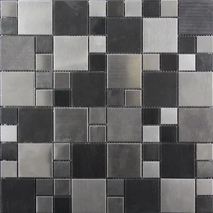 Мозаика Natural Mosaic Metall MM-19 (Нержавеющая сталь) 29,8x29,8 матовая