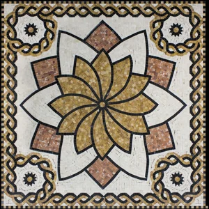 Natural Mosaic Мозаичный ковер PH-06 (MBD-015) 100x100 полированный