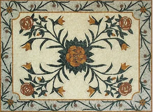 Natural Mosaic Мозаичный ковер PP-03 (PH-035) 85x115 полированный