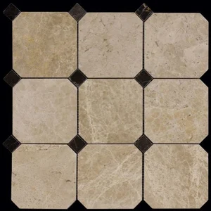 Мозаика Natural Mosaic Octagon (10х10+2x2) 7M036+7M076-BP 30,5x30,5 полированная