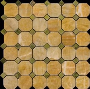 Мозаика Natural Mosaic Octagon (4,8х4,8+1,5x1,5) 7M073+7M068-BP 30,5x30,5 полированная