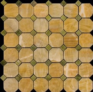 Мозаика Natural Mosaic Octagon (4,8х4,8+1,5x1,5) 7M073+7M068-BP 30,5x30,5 полированная