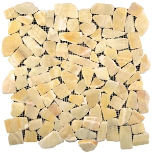 Мозаика Natural Mosaic Paladium Onyx Yellow 7M073-ML 30,5x30,5 матовая