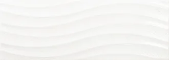 Flat Ondas Blanco Brillo