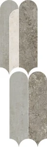 Мозаика Naxos Bold Modulo Suite Grey 134102 29x50 матовая