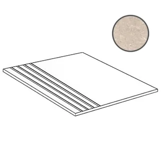 Ступень Naxos Crystal Gradone Ecru Grip 69144 60x60 противоскользящая