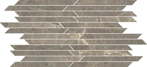 Мозаика Naxos Grand Tour Mosaico Rythm Grigio Imperiale 100961 22,8x39,5 полированная