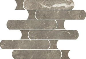 Мозаика Naxos Grand Tour Mosaico Shape Grigio Imperiale 100946 30x30 полированная