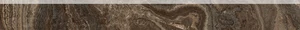 Бордюр Naxos Rhapsody Battiscopa Brown Wave Lev 5,4x60 полированный