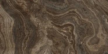 Керамогранит Naxos Rhapsody Brown Wave Lev Rett 117425 60x120 полированный