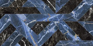 Керамогранит Naxos Rhapsody Outline Blue Lev Rett 118716 60x120 полированный